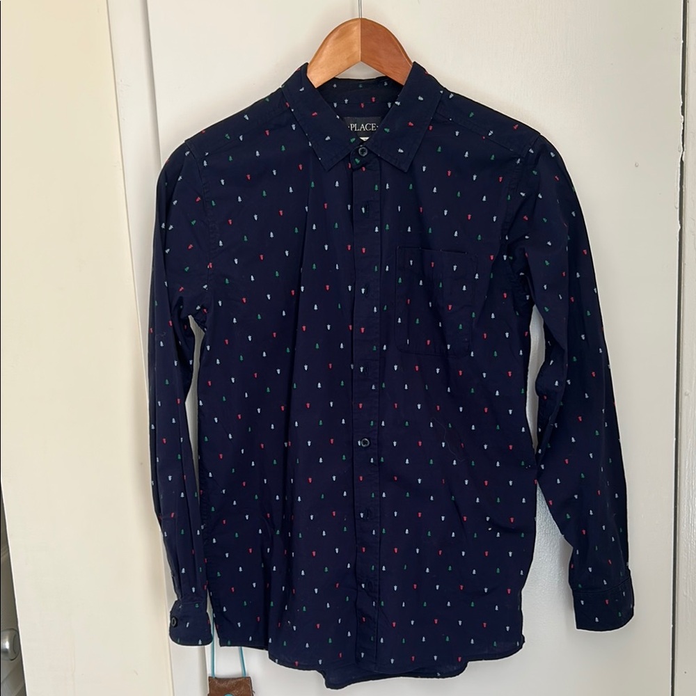 The Children's Place Blue Casual Button Down Shirt